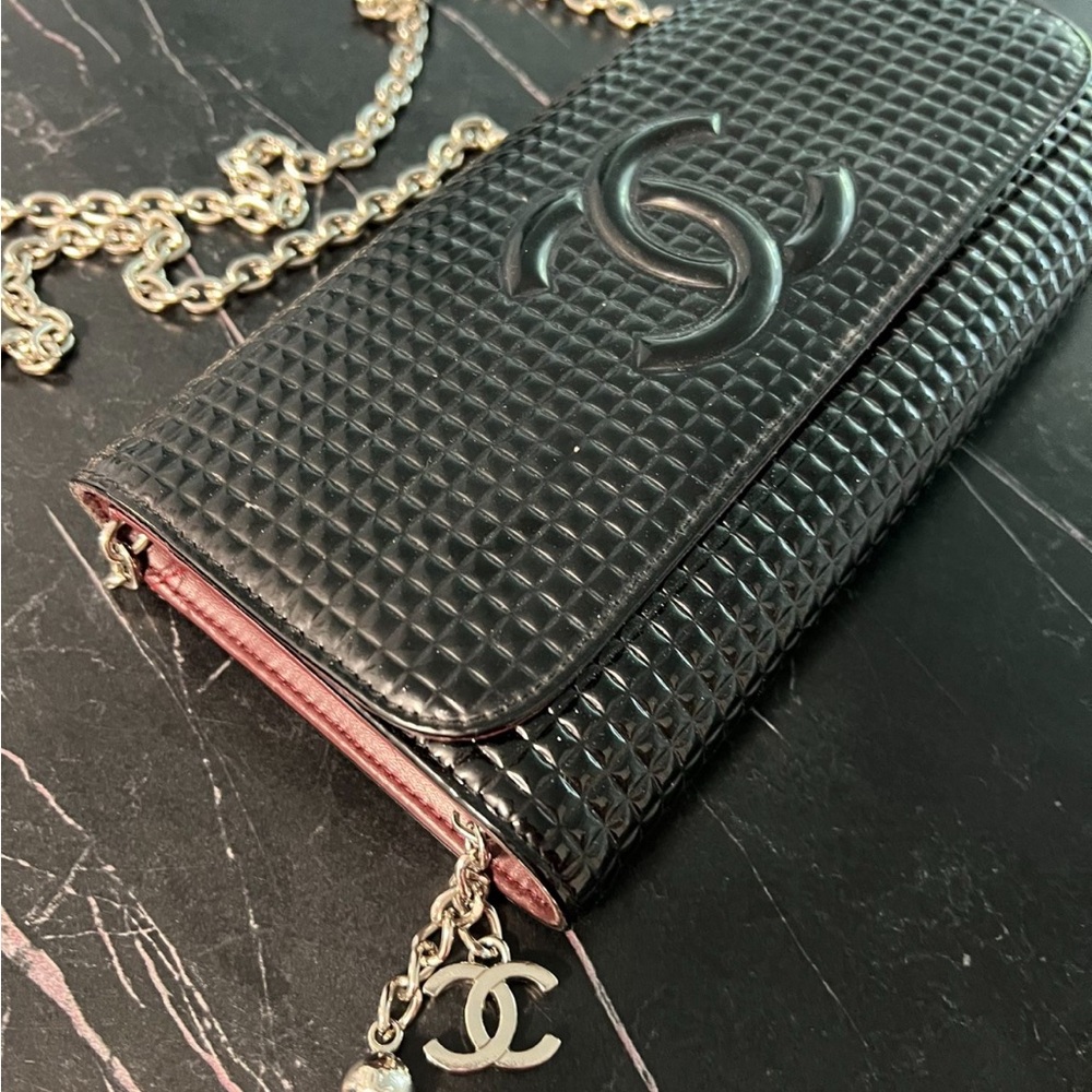 Chanel Black Cluth Crossbody Purse - Picture 5 of 7